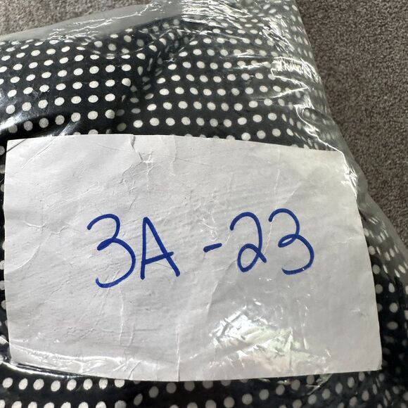 Talbots Trouser Pants Women 4P Black Dot Print Cotton Blend Straight Office - Picture 12 of 12